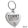 Anti-lost Stainless Steel Engraved Dog ID Tag