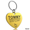 Anti-lost Stainless Steel Engraved Dog ID Tag