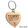 Anti-lost Stainless Steel Engraved Dog ID Tag