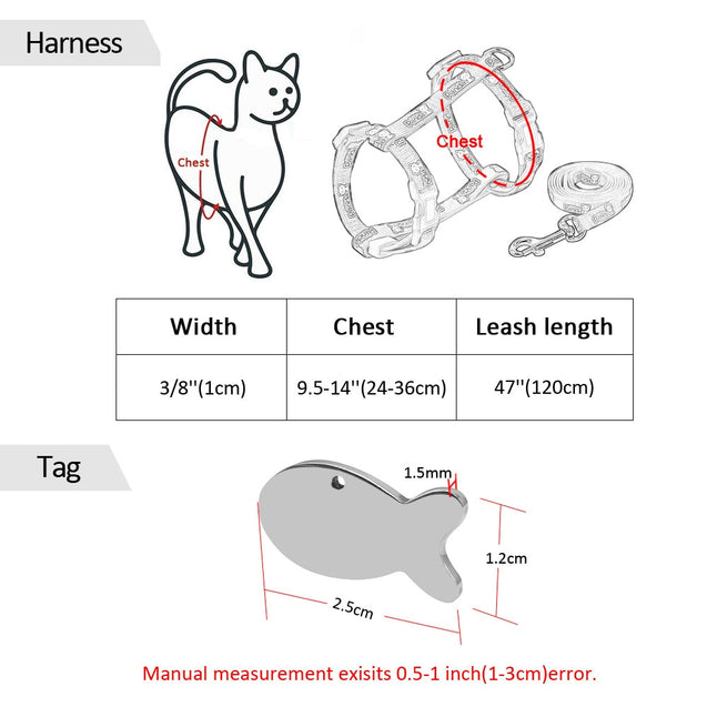 Reflective Cat Harness