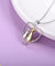 Two Cats Inside Heart Necklace