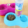 Automatic Dual Dog Food Feeder and Water Dispenser