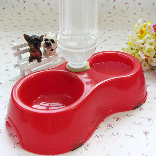 Automatic Dual Dog Food Feeder and Water Dispenser