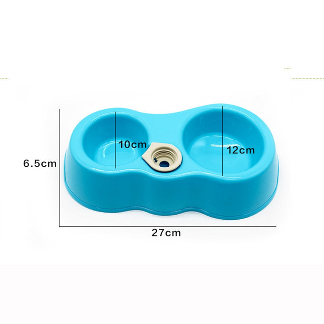 Automatic Dual Dog Food Feeder and Water Dispenser