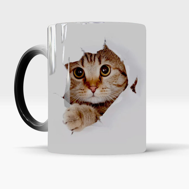 Heat Reveal Cat Mug