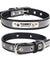 Customized Reflective Leather Pet ID Collar