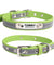 Customized Reflective Leather Pet ID Collar