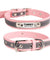 Customized Reflective Leather Pet ID Collar