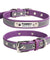 Customized Reflective Leather Pet ID Collar