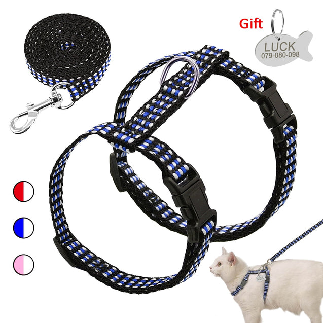 Reflective & Adjustable Cat Harness