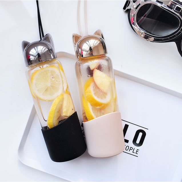 Cat Ear Portable Water Bottle