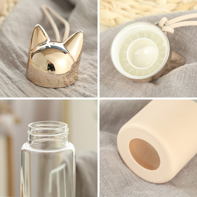 Cat Ear Portable Water Bottle