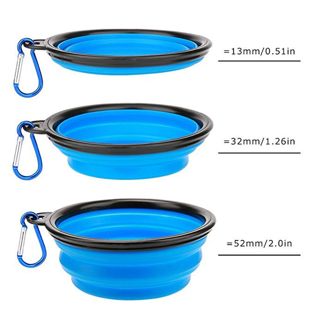 2 in 1 Folding Food & Water Feeder