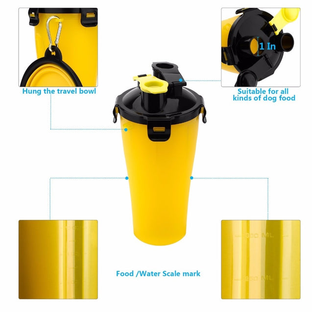 2 in 1 Folding Food & Water Feeder