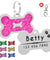 Personalized Glitter  Dog ID Tag