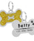 Personalized Glitter  Dog ID Tag