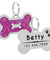 Personalized Glitter  Dog ID Tag