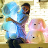 Luminous LED glowing plush dog doll