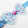 Adjustable Bowknot Bells Charm Polyester Pet Collar