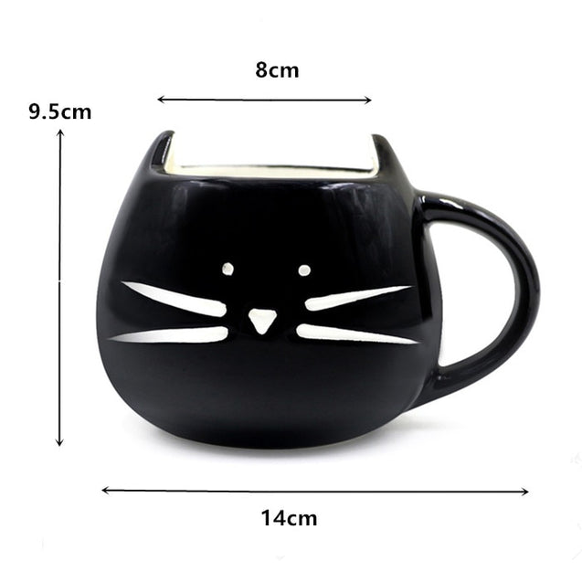 Novelty Cat Designed Ceramic Mug