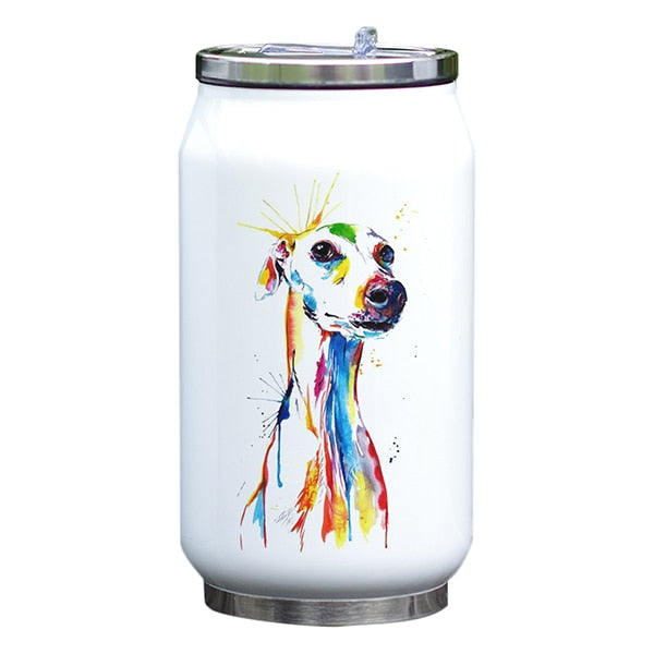 Water Color Printed Insulated Water Bottle