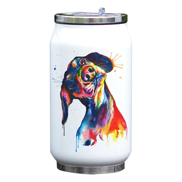 Water Color Printed Insulated Water Bottle