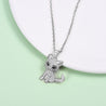 Cubic Zirconia Cat Necklace