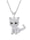 Cubic Zirconia Cat Necklace