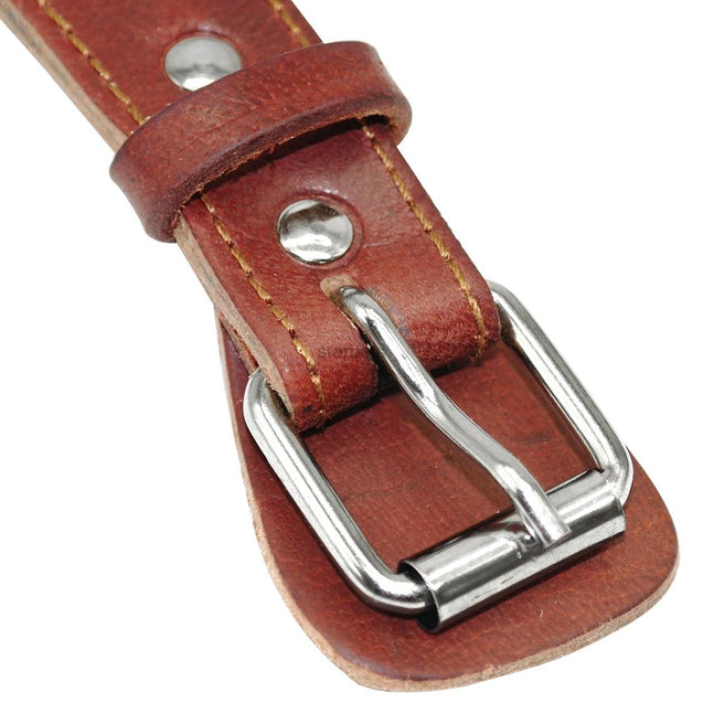 Genuine Leather Adjustable Dog Harness