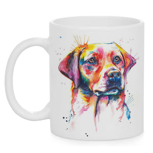 Watercolor Printed Golden Retriever Mug