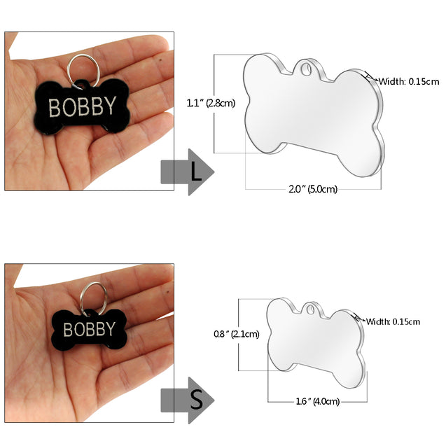 Personalized Stainless Steel Dog ID Tag