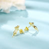 Minimalist Cat Stud Earrings