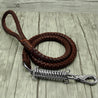 Leather Dog Leash with Spring