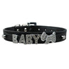 Personalized Rhinestone Dog Collar