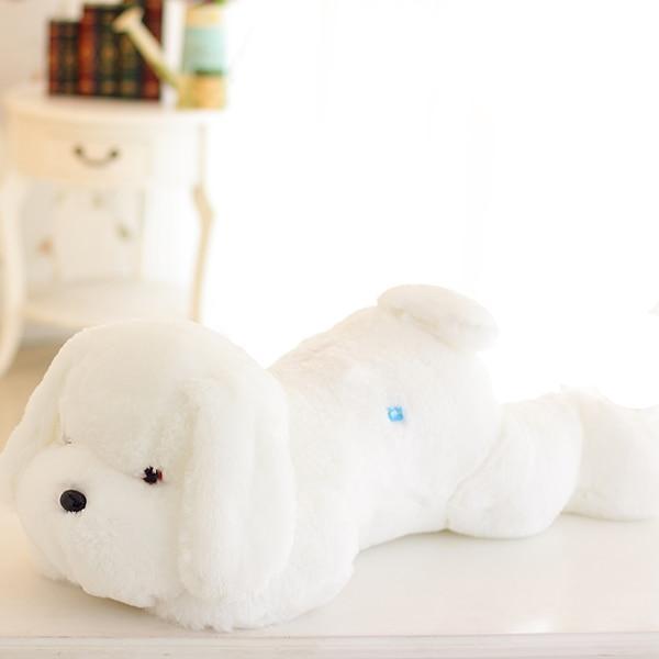 Luminous LED glowing plush dog doll