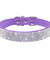 Adjustable Rhinestone Suede Soft Leather Pet Collar