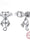 3D Cat Stud Earrings