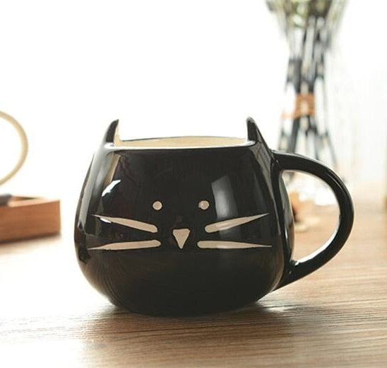 Novelty Cat Designed Ceramic Mug